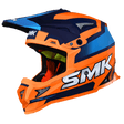 SMK Allterra X-Throttle Matte Blue/Orange/Blue MA575 Helmet - EasyR