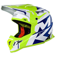 SMK Allterra X-Power White/Blue/Yellow GL154 Helmet - EasyR