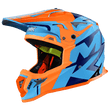 SMK Allterra X-Power Blue/Blue/Orange GL557 Helmet - EasyR