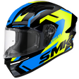 SMK Stellar K-Power Black/Yellow/Blue GL245 Helmet - EasyR