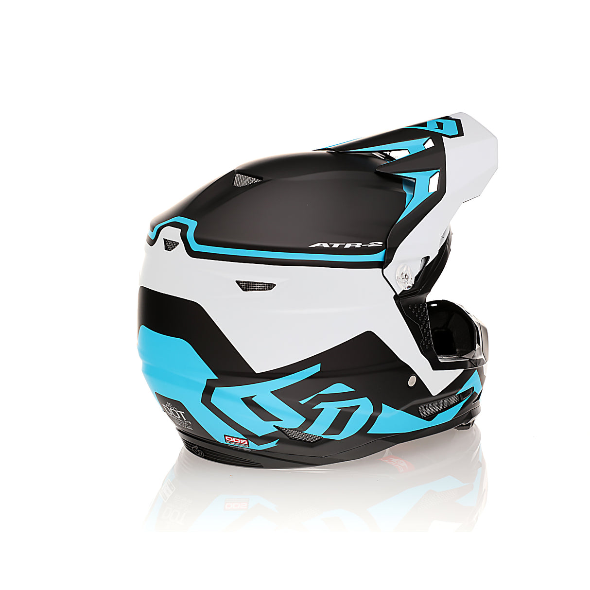 6D ATR-2Y Drive Neon Cyan Youth Helmet