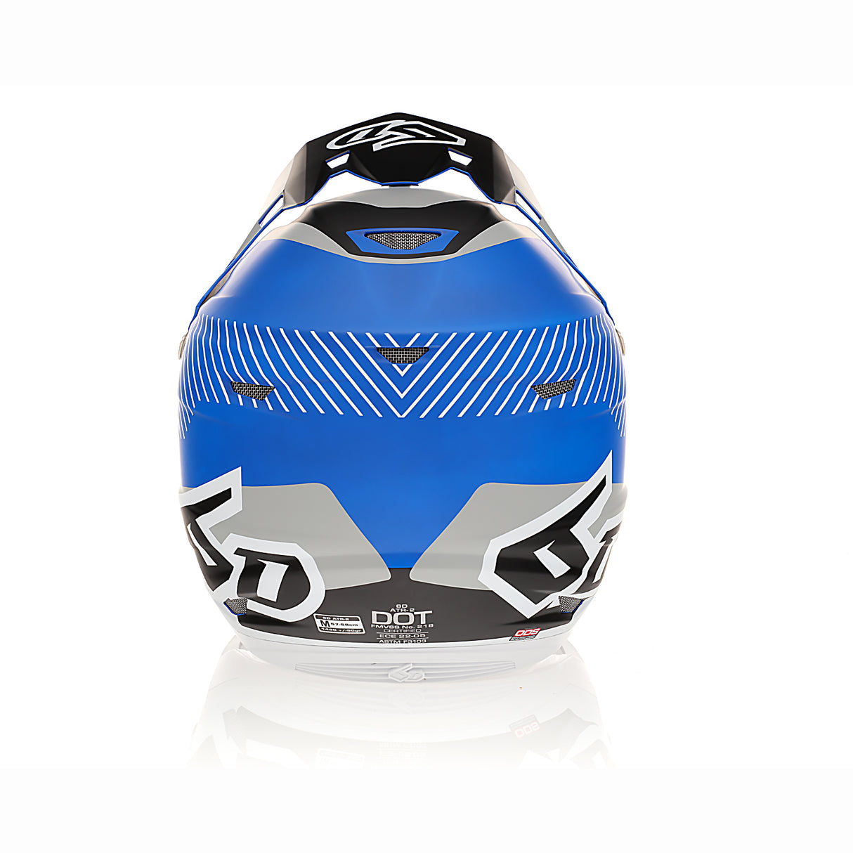 6D ATR-2 Fusion Blue Helmet