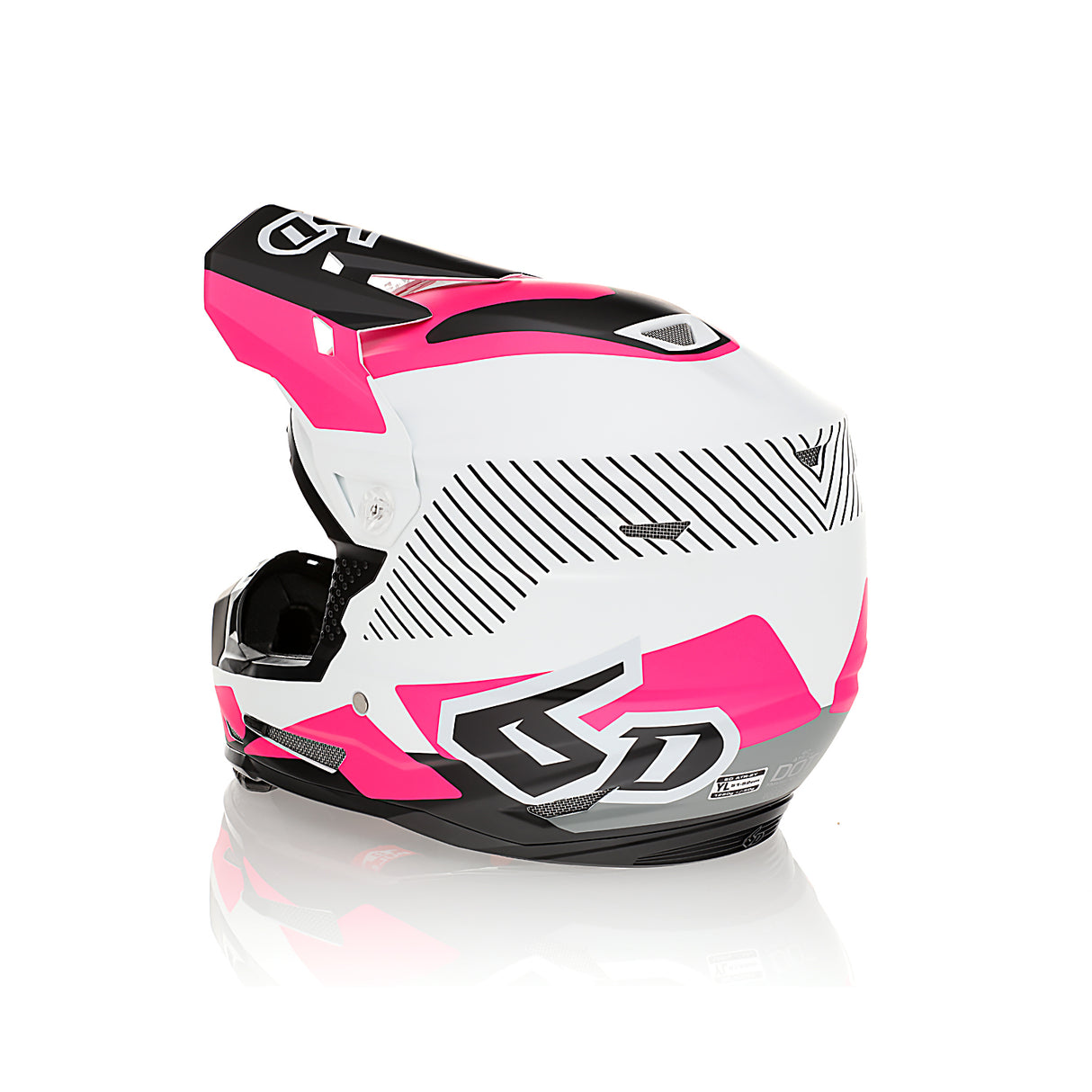 6D ATR-2Y Fusion Neon Pink Youth Helmet