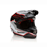 6D ATR-2 Phase White/Red Helmet