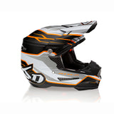 6D ATR-2 Phase White/Orange Helmet