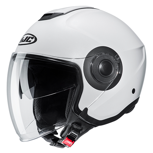 HJC i40N Semi Flat Pearl White Helmet