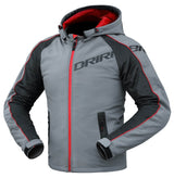 DriRider Atomic Grey Textile Hoodie Jacket