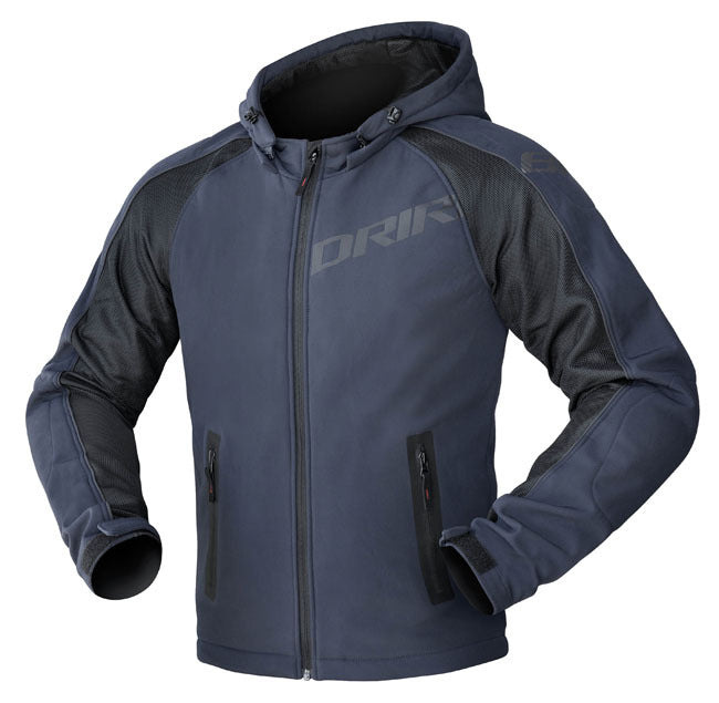 DriRider Atomic Navy Textile Hoodie Jacket