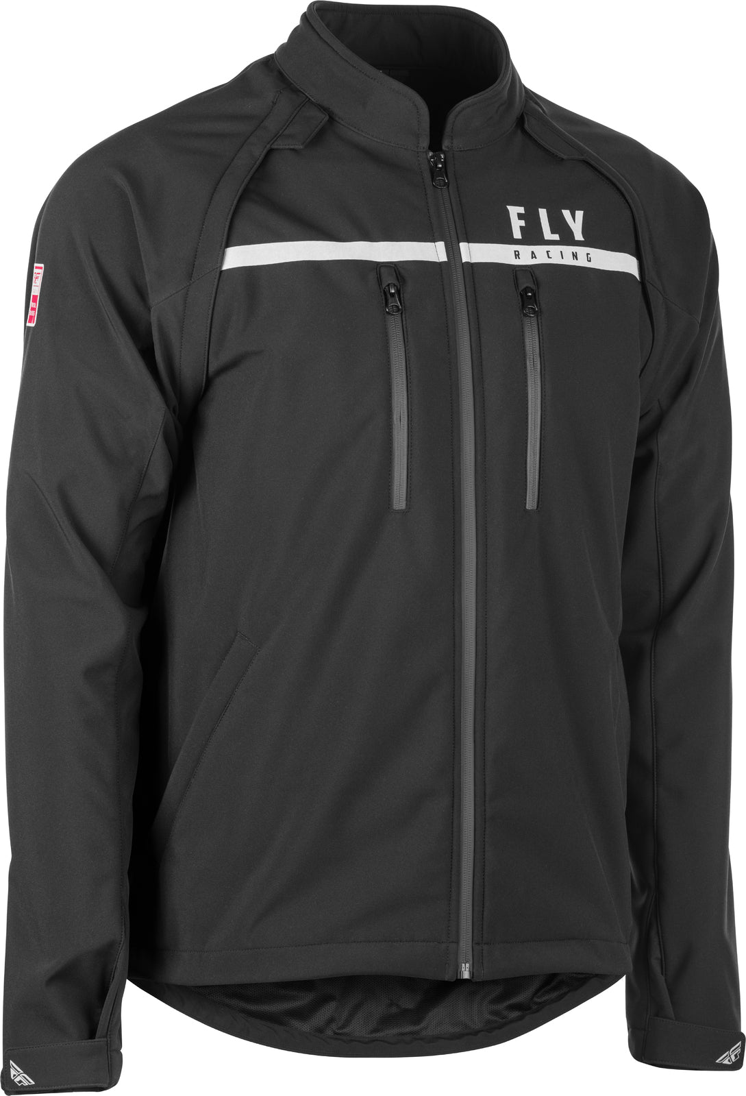 FLY 2023 Patrol Softshell Black Textile Jacket