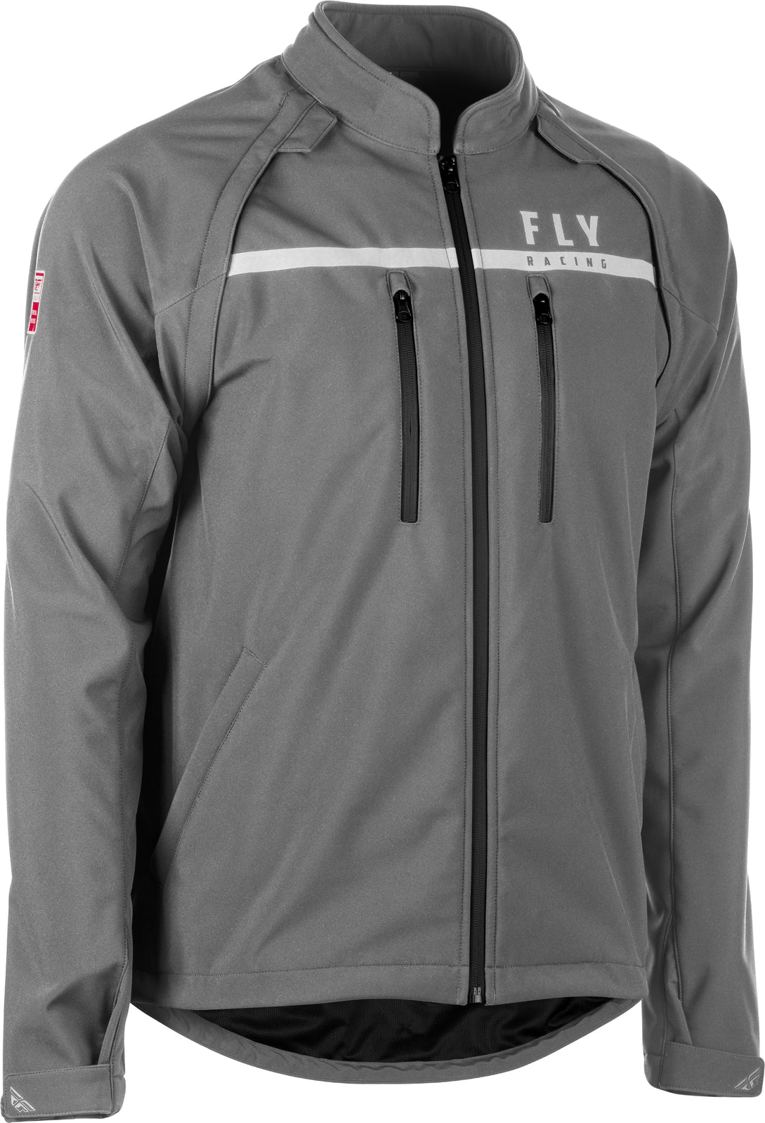 FLY 2023 Patrol Softshell Grey Textile Jacket