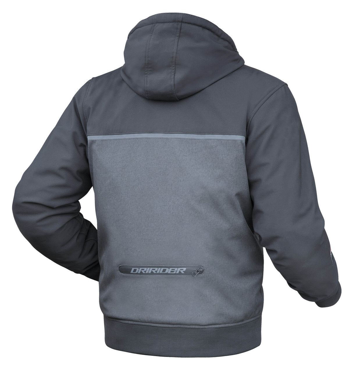 DriRider Legion Grey/Black Textile Hoodie Jacket