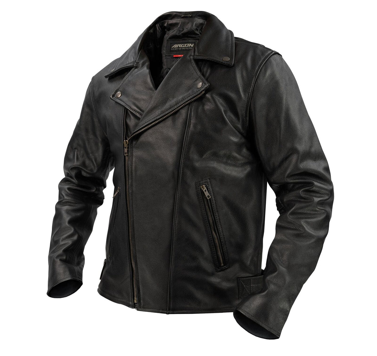 Argon Brazen Cruiser Black Leather Jacket