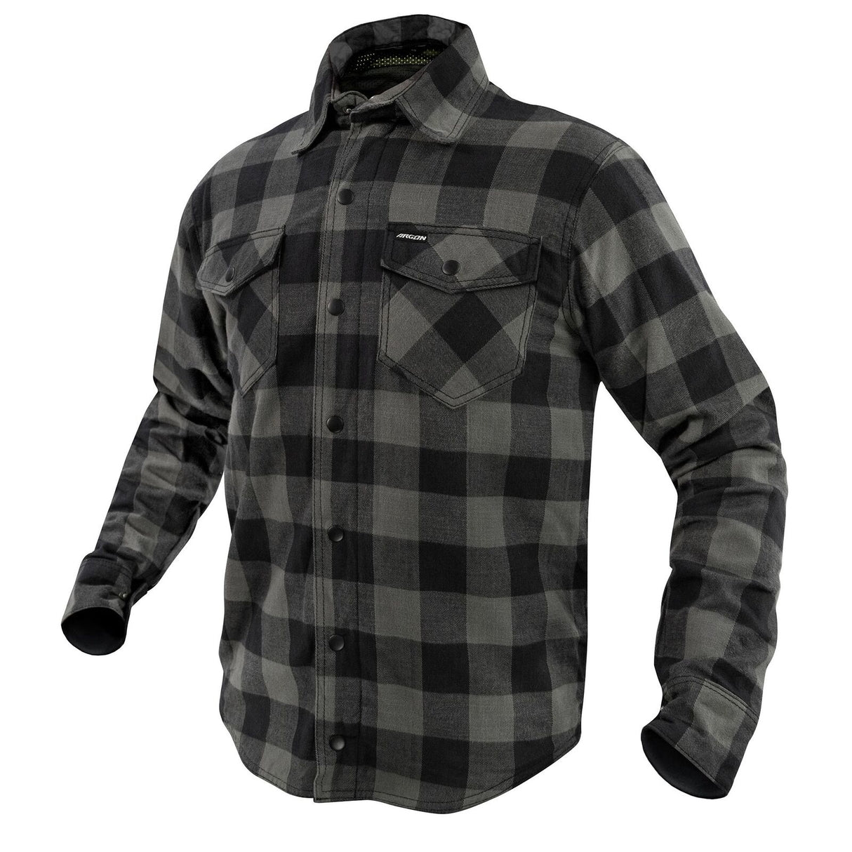 Argon Hatchet Black/Grey Flanno Riding Shirt