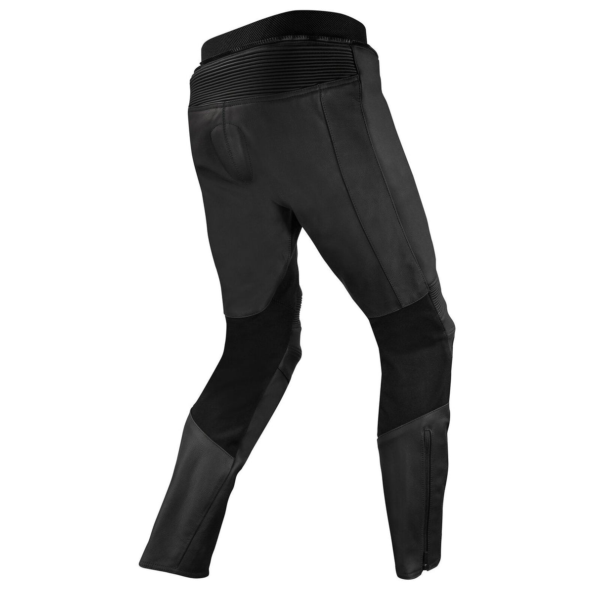 Argon Calibre Black Perforated Leather Pants