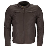 Argon Dodge Vintage Brown Leather Jacket