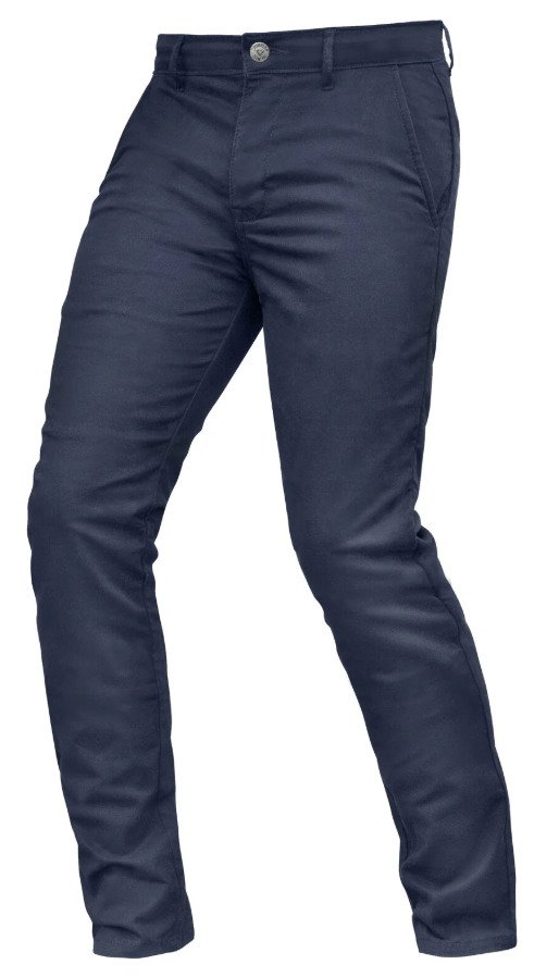 DriRider Titan Chinos Navy Regular Leg Protective Pants [Size:40] [INTERNAL]