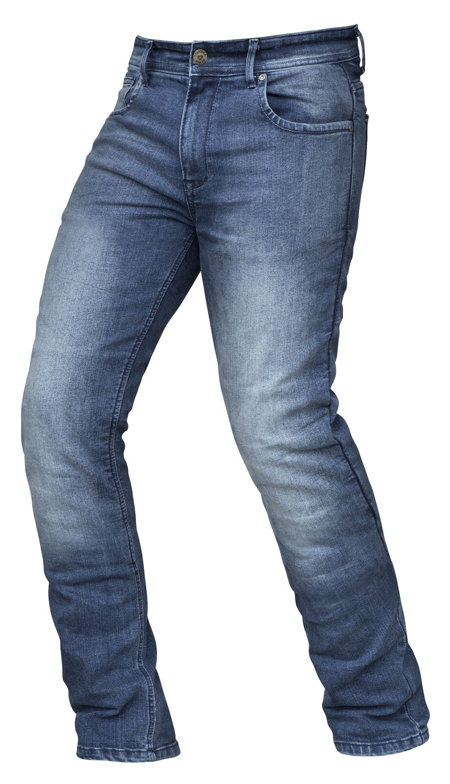 DriRider Titan Blue Wash Regular Leg Protective Jeans [Size: 28]