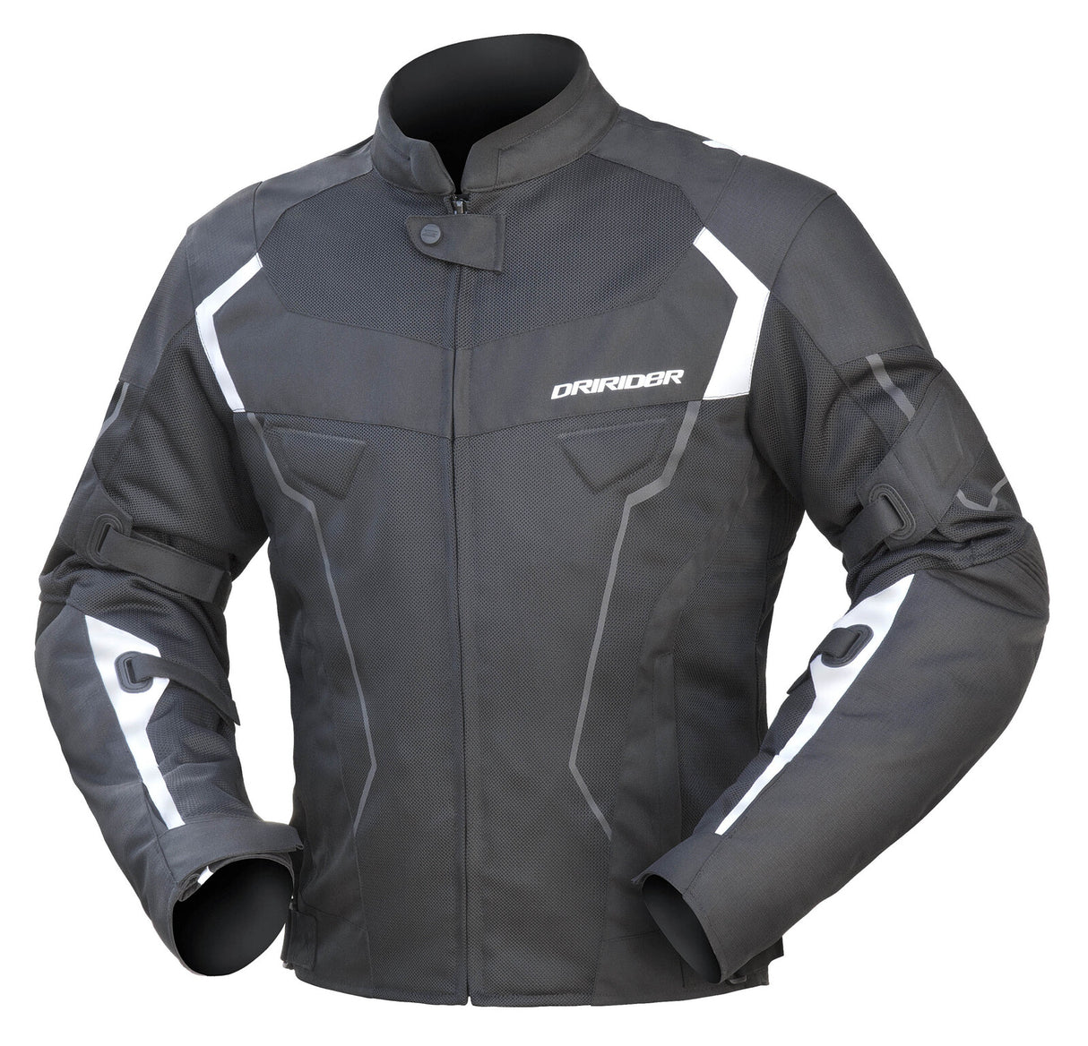 DriRider Climate Pro V Black/White Textile Jacket