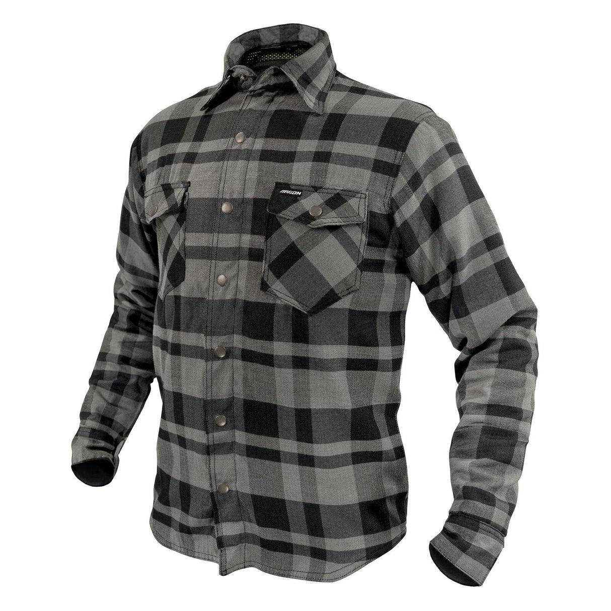 Argon Savage Black/Grey Flanno Riding Shirt