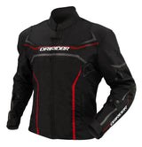 DriRider Origin Black/Red Textile Jacket