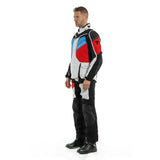 Dainese D-Explorer 2 Gore-Tex Glacier Grey/Blue/Lava Red/Black Waterproof Textile Jacket