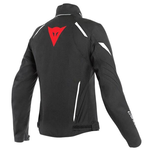 Dainese Laguna Seca 3 Lady D-Dry Black/Lava Red/White Waterproof Textile Womens Jacket