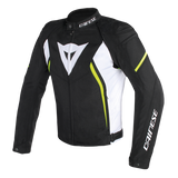 Dainese Avro D2 Tex Black/White/Fluro Yellow Textile Jacket