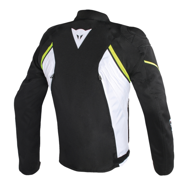 Dainese Avro D2 Tex Black/White/Fluro Yellow Textile Jacket