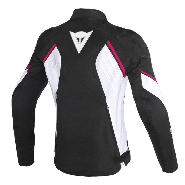 Dainese Avro D2 Tex Lady Black/White/Fuchsia Textile Womens Jacket