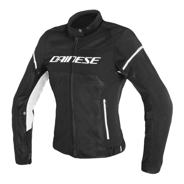 Dainese Air Frame D1 Tex Lady Black/Black/White Textile Womens Jacket