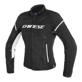 Dainese Air Frame D1 Tex Lady Black/Black/White Textile Womens Jacket