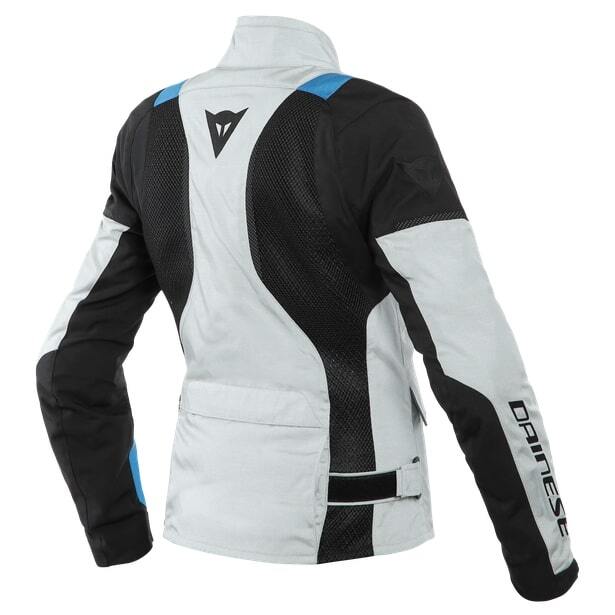 Dainese Air Tourer Tex Lady Glacier Grey/Performance Blue/Black Textile Womens Jacket