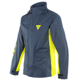 Dainese Storm 2 Unisex Black Iris/Fluro Yellow Rain Jacket