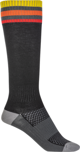 FLY 2023 MX Black Youth Thin Socks