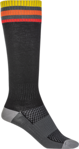 FLY 2023 MX Black Youth Thin Socks