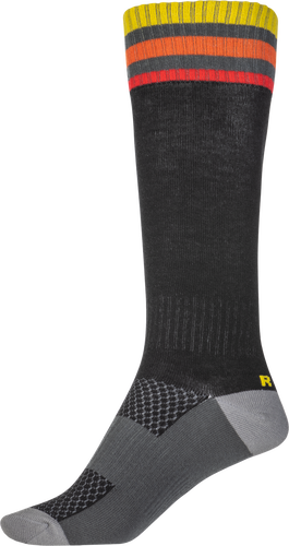 FLY 2023 MX Black Youth Thin Socks