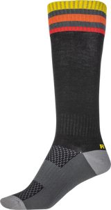 FLY 2023 MX Black Youth Thin Socks