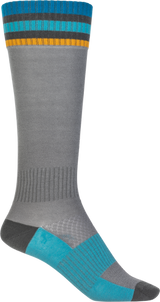 FLY 2023 MX Grey Youth Thin Socks