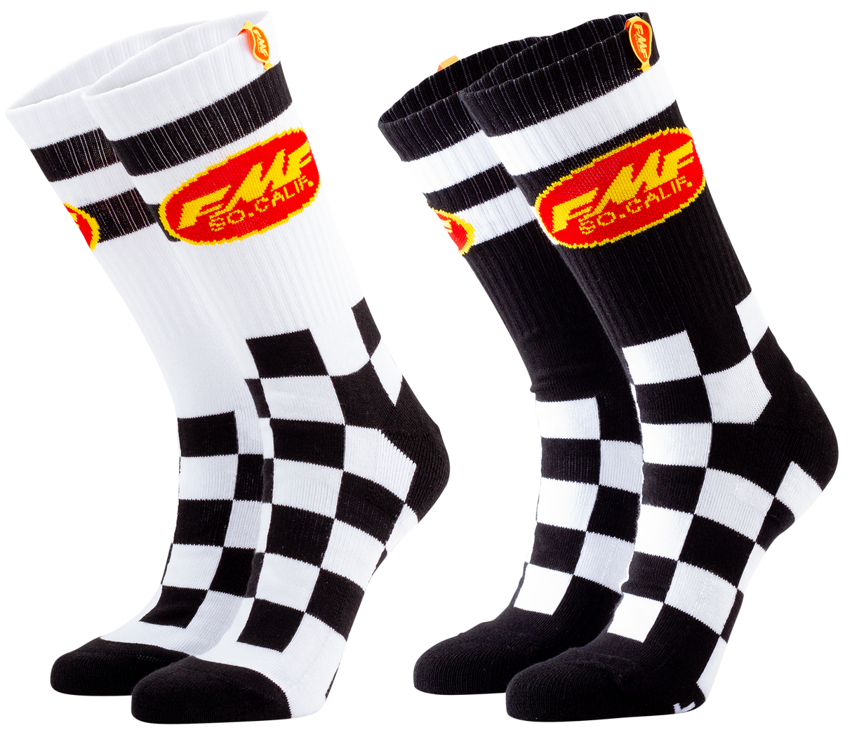 FMF Racing Checkers Socks (2 Pack)