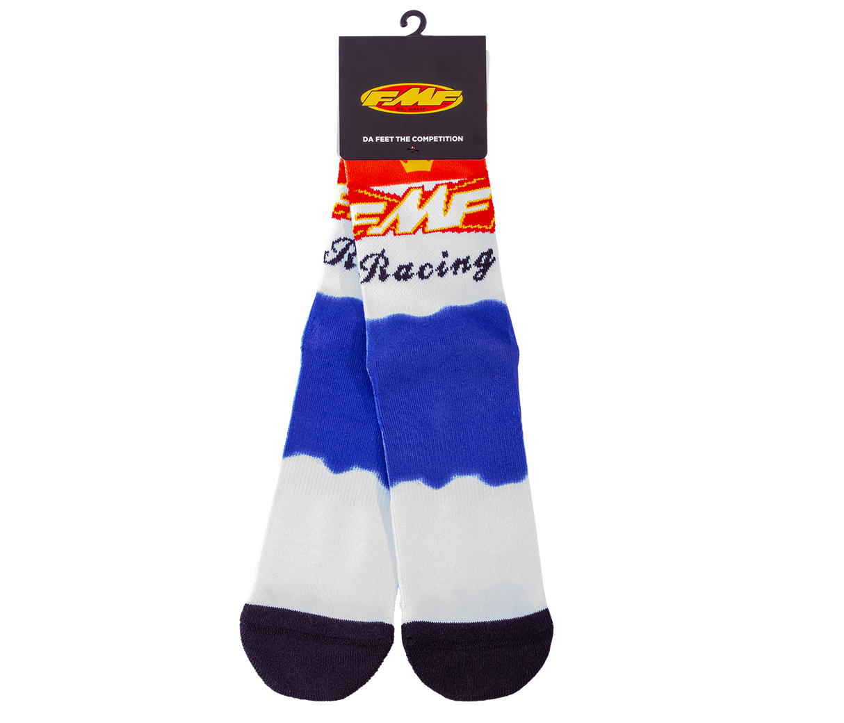 FMF Racing King Of Racing Socks White/Blue