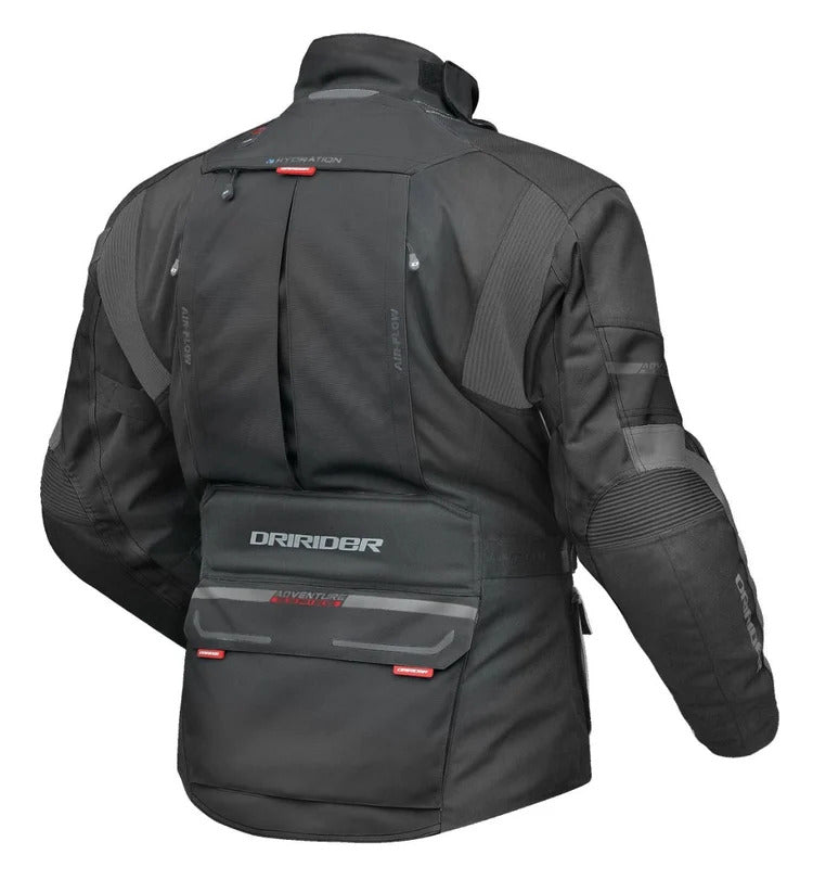 DriRider Vortex Adventure 2 All Season Black Textile Jacket