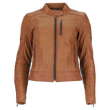 Argon Angel Tan Leather Womens Jacket