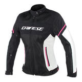 Dainese Air Frame D1 Tex Lady Black/Vaporous Gray/Fuxia Textile Womens Jacket