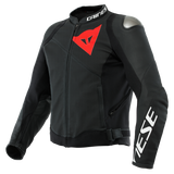 Dainese Sportiva Matte Black/Matte Black/Matte Black Perforated Leather Jacket