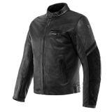 Dainese Merak Black Non-Perforated Leather Jacket