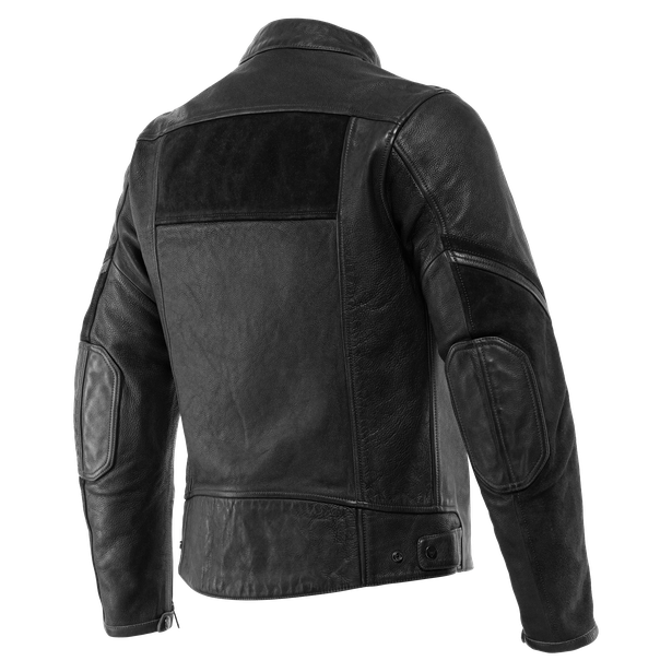 Dainese Merak Black Non-Perforated Leather Jacket