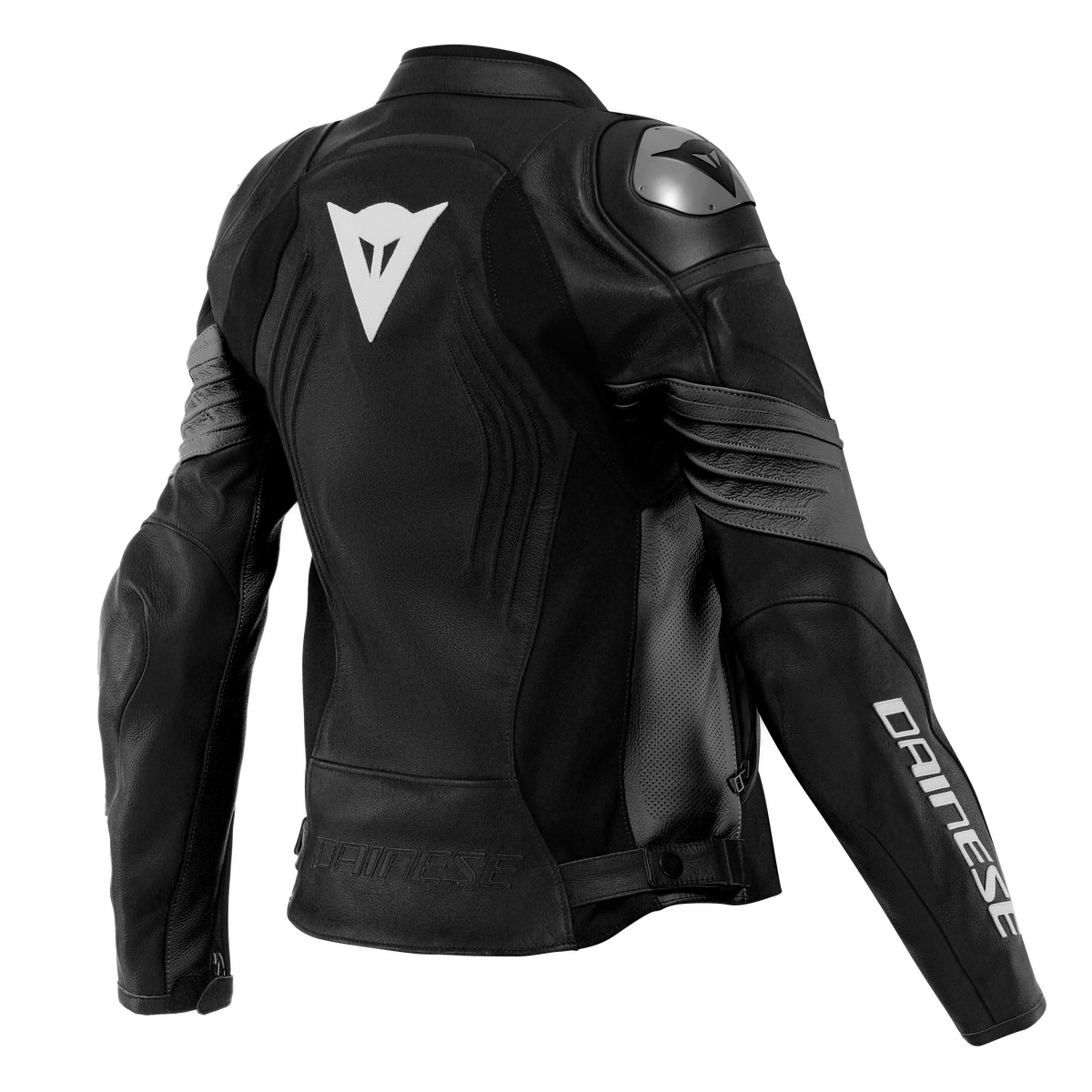 Dainese Racing 4 Lady Black/Black Perforated Leather Womens Jacket