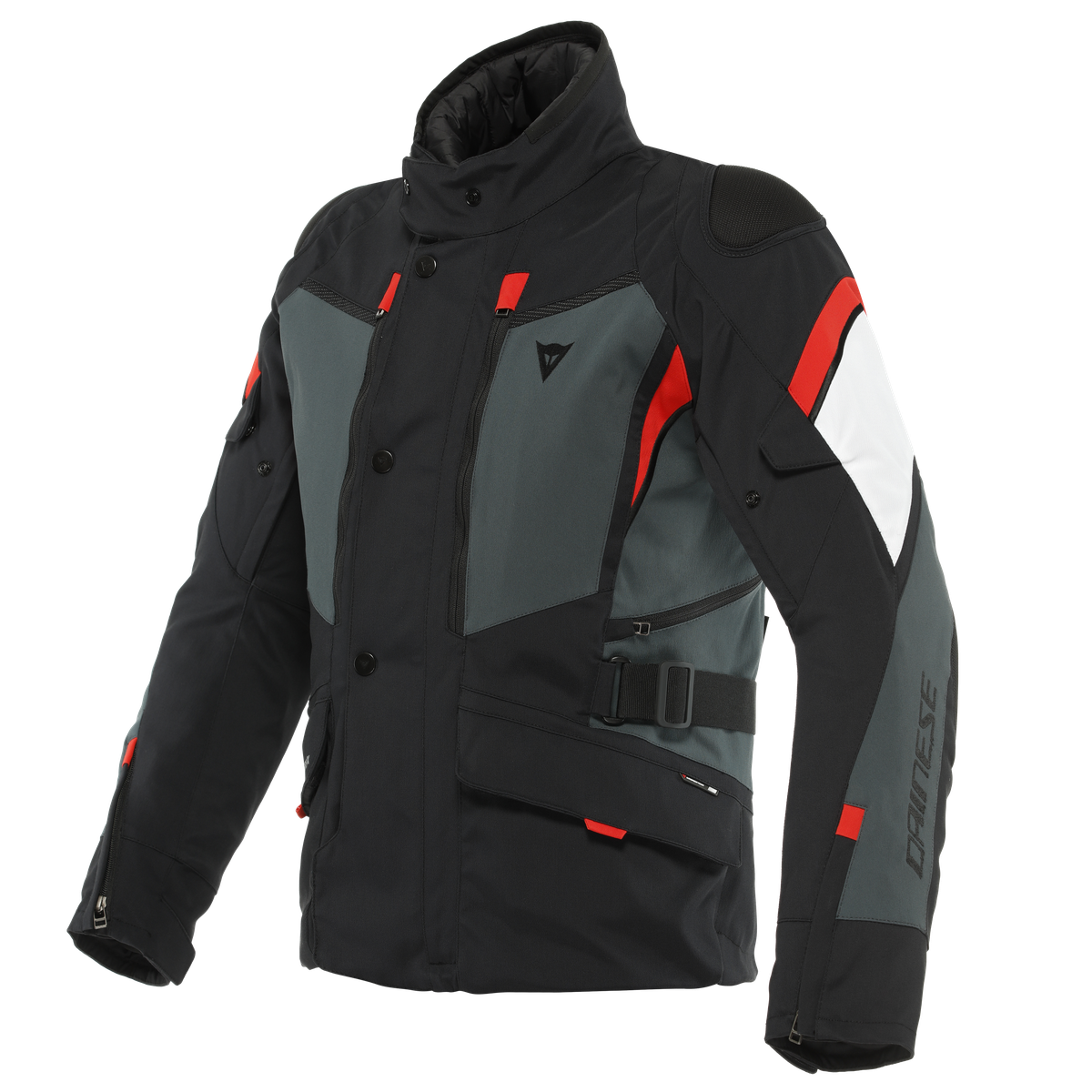 Dainese Carve Master 3 Gore-Tex Black/Ebony/Lava Red Waterproof Textile Jacket