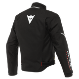 Dainese Veloce D-Dry Black/White/Lava Red Waterproof Textile Jacket