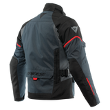 Dainese Tempest 3 D-Dry Ebony/Black/Lava Red Waterproof Textile Jacket